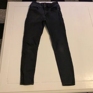 Black HT Denim High Rise Super Skinny Jeans